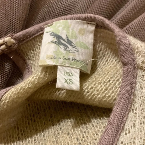 WESTON WEAR by ANTHROPOLOGIE NWOT Dulcie Dress in Neutral Motif - Picture 3 of 7